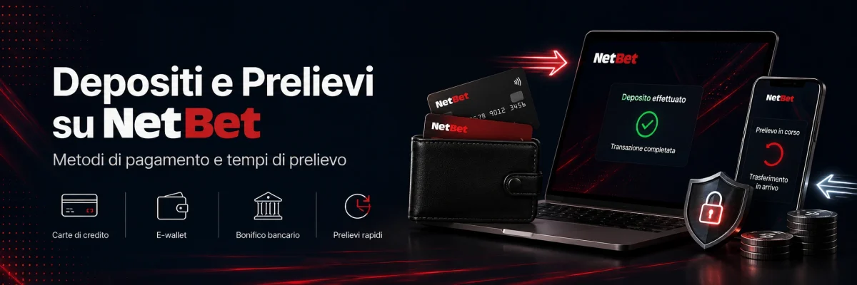 Depositi e Prelievi su NetBet